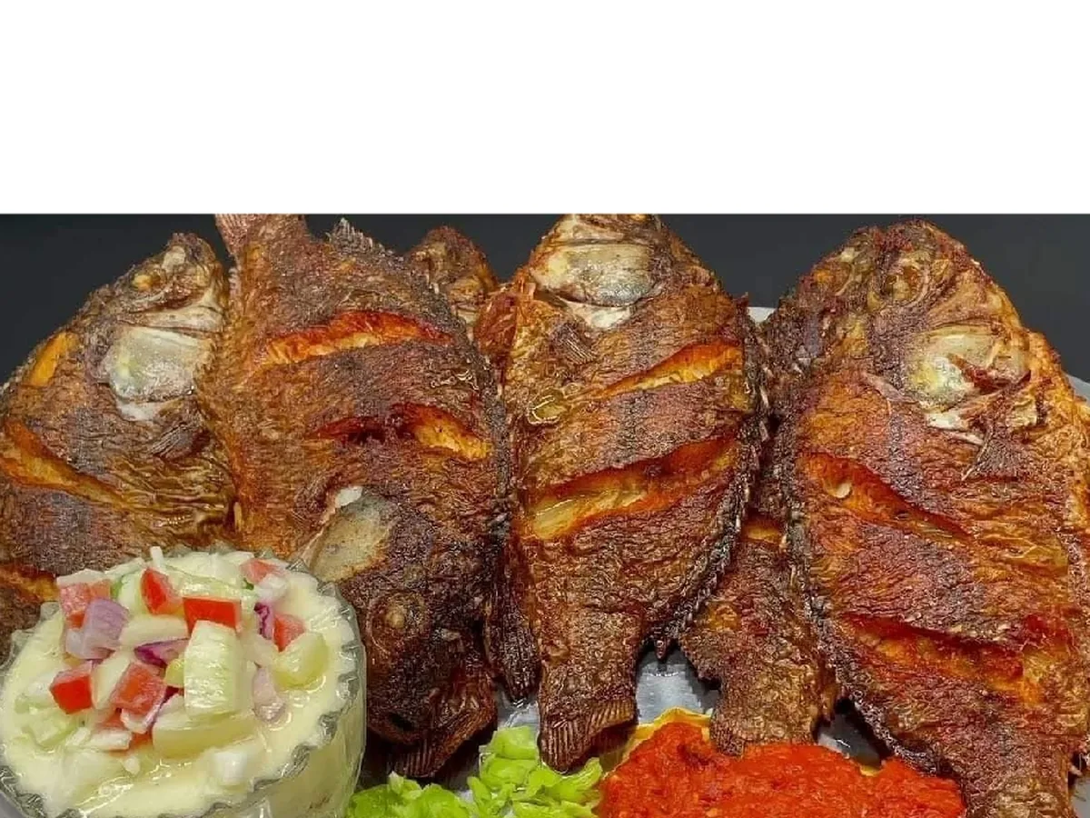 Poisson carpe grillé