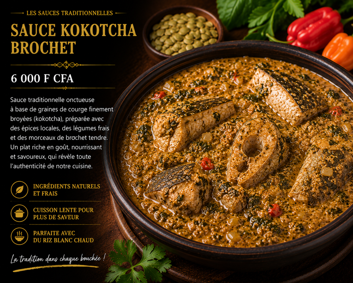 Sauce kokotcha - Brochet