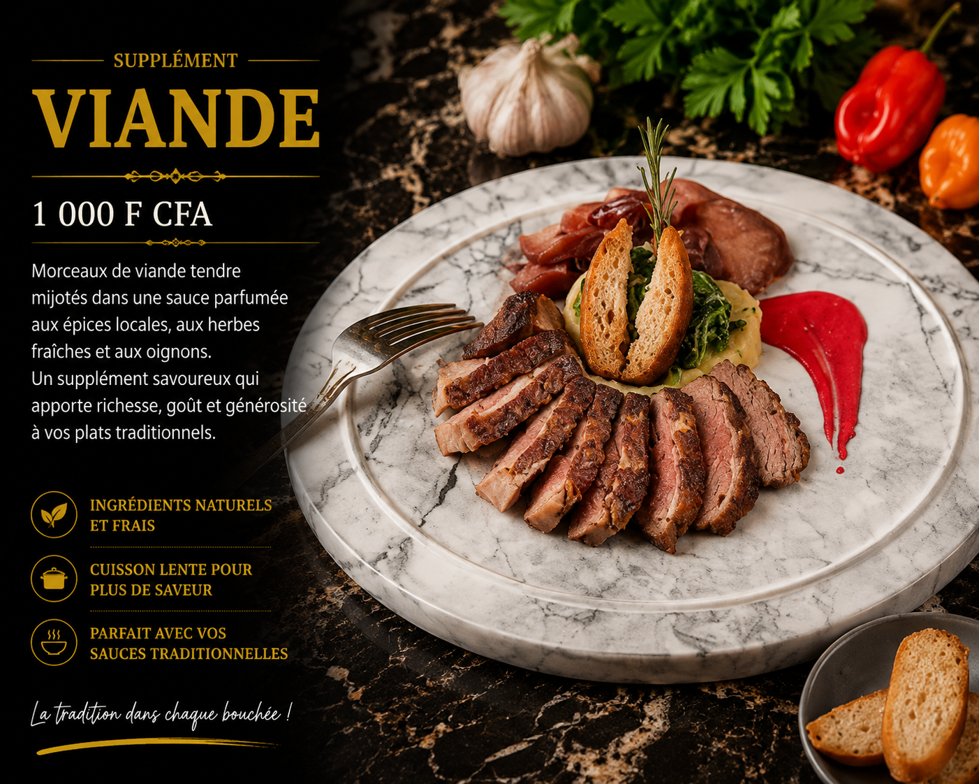 Supplément viande