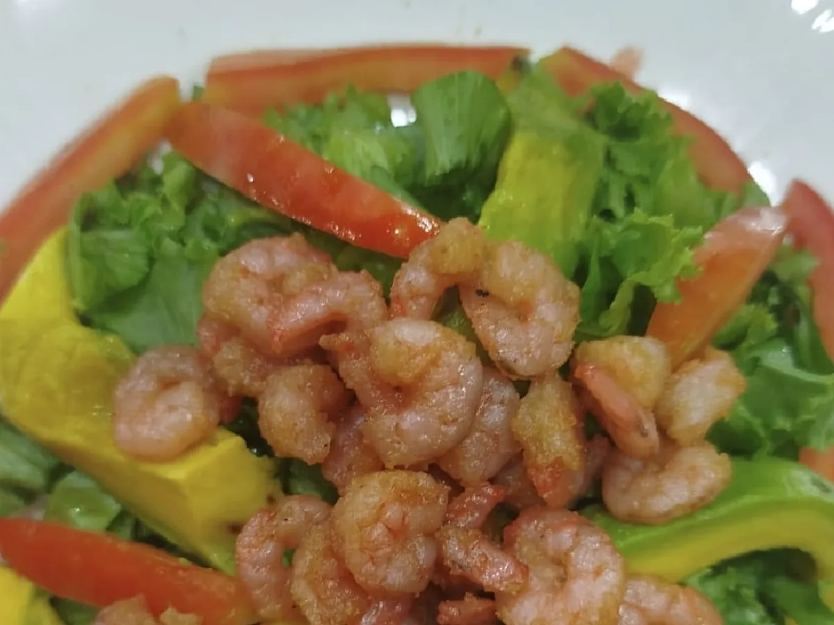 Salade avocat crevettes