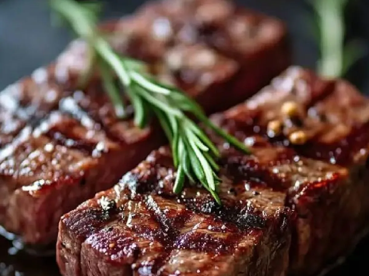 Steak de bœuf à la poêle